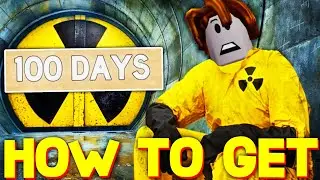 How To SURVIVE 100 DAYS in NUCLEAR BUNKER! ROBLOX