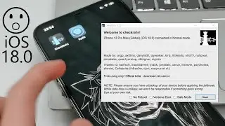 JB iOS 18 : Jailbreak updated! CheckRa1n 2025