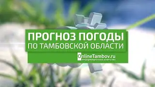 Прогноз погоды в Тамбове и Тамбовской области на 22 мая 2024 года