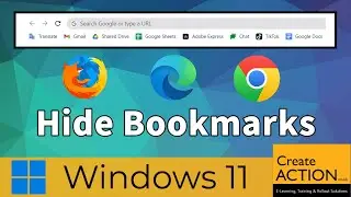 Show & Hide the Bookmarks Bar in Chrome, Edge and Firefox
