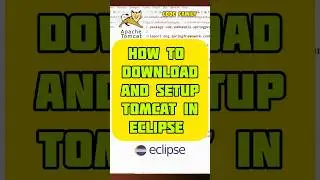 how to download and setup Tomcat sever in eclipse 