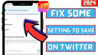 How to fix some setting failed to save on error on tiktok 2024 | Audio and video calling not disable