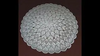 Скатерть крючком ВЕСЕННЕЕ НАСТРОЕНИЕ (часть 7)