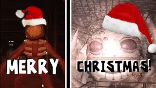 Doors Mashup But It's Christmas! (Using Faliz Navidad by Santa is a DJ) | ROBLOX DOORS