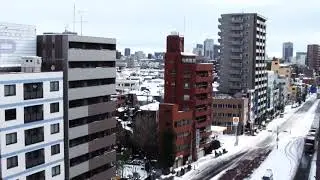 Free Stock Footage - 2014 Severe storm in Tokyo, 東京で記録的大雪 02