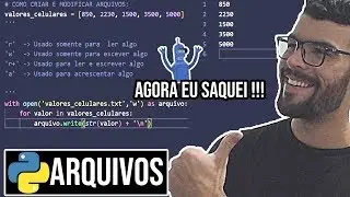 Python Arquivos TxT - Em 7 Minutos [FÁCIL] + DESAFIOS