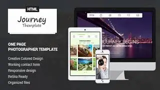 Journey - One Page Photographer Template | Themeforest Website Templates and Themes