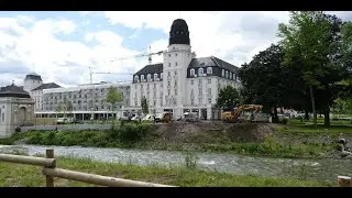 Ein Grandhotel ist nach der Flut zurück