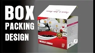 How to Make Box Packaging Design - Learn corelDRAW with Ahsan Sabri