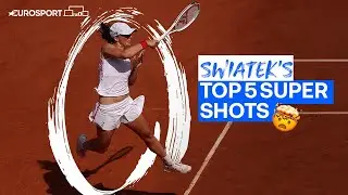 Top 5 Insane Shots By Iga Swiatek At Roland-Garros 2023! 🔥 | Eurosport Tennis