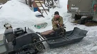 Мотобуксировщик - трансформер.