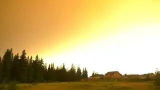 Smoke and haze at Jasper National Park as wildfires rage