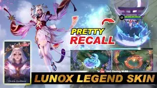 Lunox Legend Skin Recall Effect | Skill Effect | Divine Goddess Release Date MLBB Magic Wheel