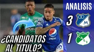 ¿Millonarios Firme Candidato al Titulo? Millonarios fc 3 Deportivo Cali 1