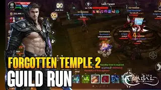 CABAL INFINITE COMBO SEA GUILD RUN FORGOTTEN TEMPLE B1F 🔥⚔️