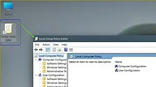 Create Local Group Policy Editor Shortcut On Desktop