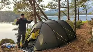 #351 NORTENT Ly2 Tunnel Tent | A 2 Person Tent For 4 ? | First Impressions After Two Night Camp |