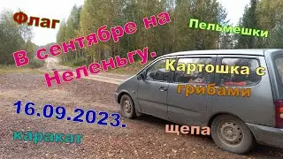 The September 2023 shift at Nelenga is open! Karakat, wood chips, potatoes, dumplings, mushrooms.
