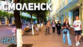 Walk around Smolensk 🇷🇺 Russia [4K HDR] /June 7, 2024 / 24°C /