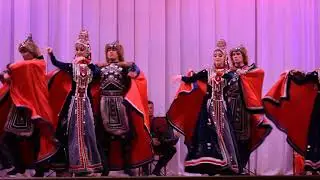 Башкирский танец ансамбля Ф.Гаскарова на встрече с чувашами