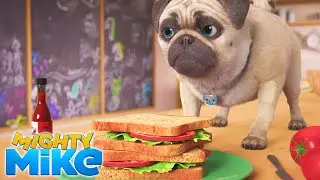 MIGHTY MIKE 🐶 Mike Impounded 🍔📣 Episode 175 - Full Episode - Cartoon Animation for Kids