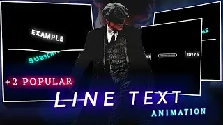 +2 Most Popular Line Texts Tutorial on CapCut