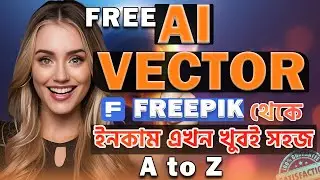 Ai Vector দিয়ে  Freepik থেকে ইনকাম A টু  Z | Freepik এ ইনকাম বাড়ানোর পদ্ধতি | Make money with Ai