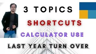 Shortcuts in Tally Prime | Last Year Turnover in Tally | Calculator use in Tally