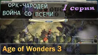 Age of wonders 3 - Орк чародей и война со всеми с первого хода. 1 серия.