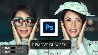 Remove Glasses Using Generative Fill | Adobe Photoshop Beta Technique