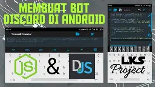 Membuat bot discord di android simple!! | discord.js V11.x #1 | APK #1