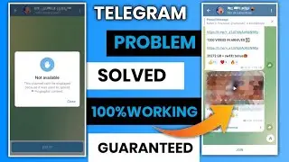 this channel cannot be displayed because it was used to spread telegram problem solved