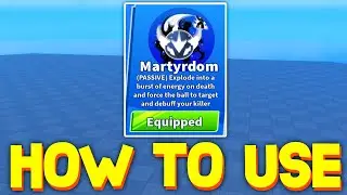 HOW TO USE MARTYRDOM ABILITY in Blade Ball! ROBLOX