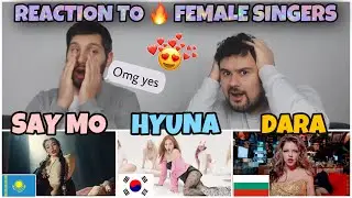 Reaction to HOT Singers: Say Mo - BLA BLA BALA & 현아 (HyunA) - 'GOOD GIRL' & DARA - Cold as Ice