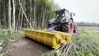 Расчищаем поля от зарослей.