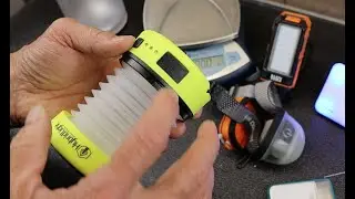 The HybridLight Puck: a solid option for basic near-area lighting. Solar powered and phone charging