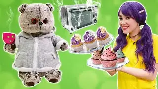 Басик ждет гостей и готовит вкусняшки. Игры для детей с игрушками. Кот Басик и Рокки Щенячий патруль