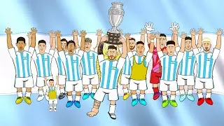 MESSI WINS COPA AMERICA 2024🏆 (Argentina vs Colombia Ankle Final Goals Highlights)