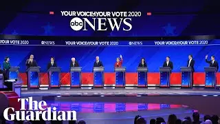 US election 2020: highlights from the third Democratic presidential debate