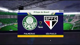 PALMEIRAS X SÃO PAULO COPA DO BRASIL 2022 PES 2017 PATCH BMPES