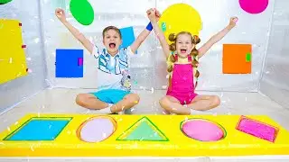 Diana and Roma Inside the Magic Cube Challenge