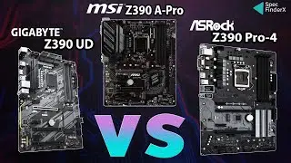 Gigabyte Z390 UD vs Msi Z390 A-Pro vs Asrock Z390 Pro-4