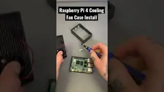 Raspberry Pi 4 PC Cooling Fan Case Install For Emulation Gaming