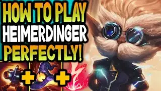 How To Play Heimerdinger Perfectly Midlane ✔