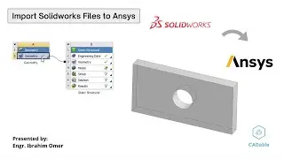 Solidworks to Ansys Workbench | Import Solidworks Files to Ansys | Solidoworks to Ansys | CADable