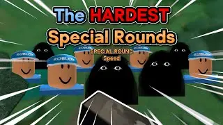 The HARDEST Special Rounds With SPEED In Evade