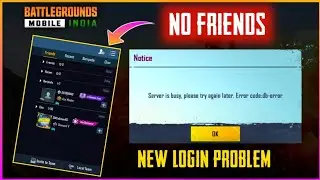 New Issue 🤦 How To Fix Server is Busy Error ? Friends List Empty 🥺 Kumari Gamer