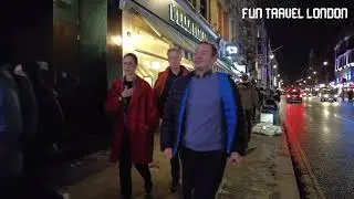 Walking in Soho London | London's Thrilling Nightlife Scenes | #londonnightwalk #londonnightlife