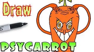 How to Draw the Carrot Boss | Cuphead