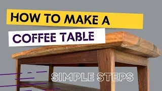 Creating the perfect HARDWOOD coffee table #woodworking